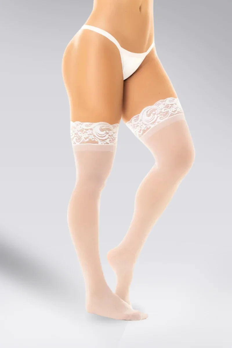 Bas autofixants blancs