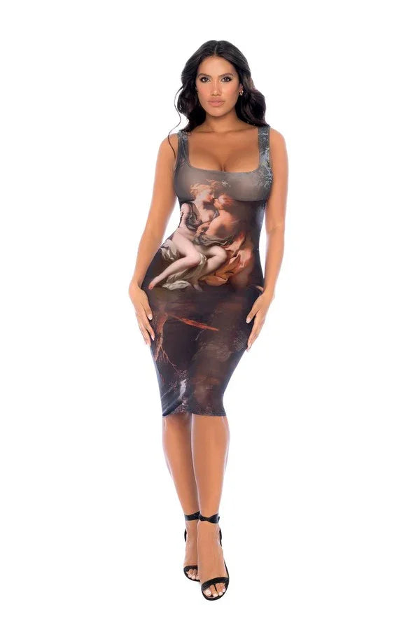 Robe imprimée Midnight Muse par Mapalé lingerie