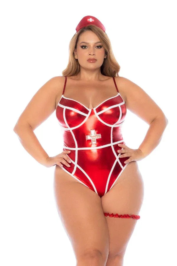 Déguisement d'infirmière sexy grande taille par Mapalé lingerie