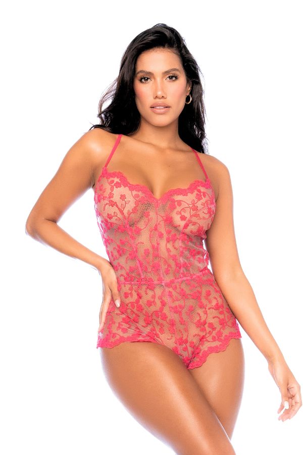 Combishort floral rose