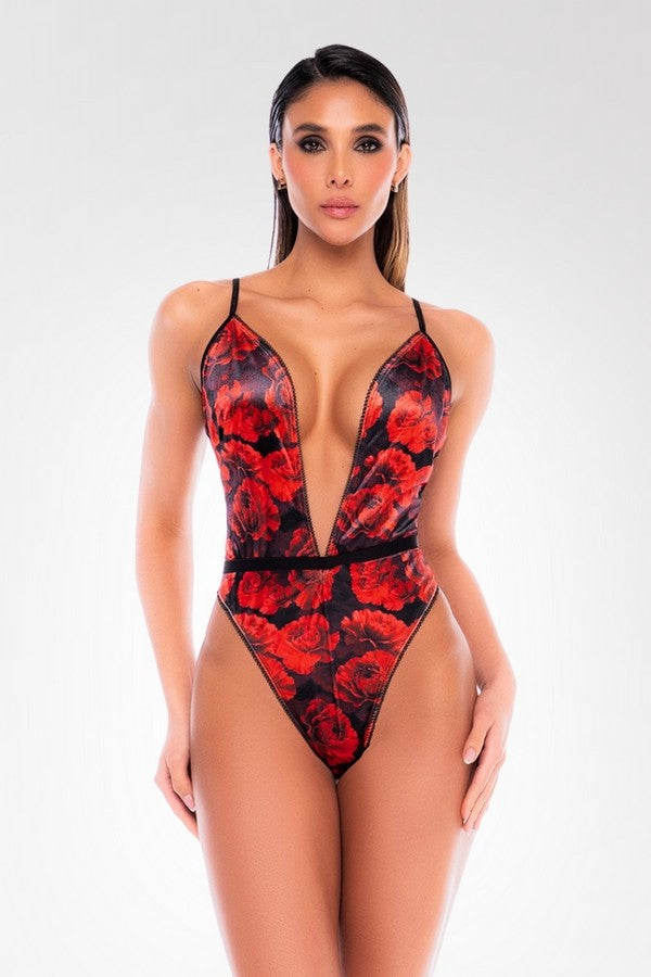 Body roses imprimées