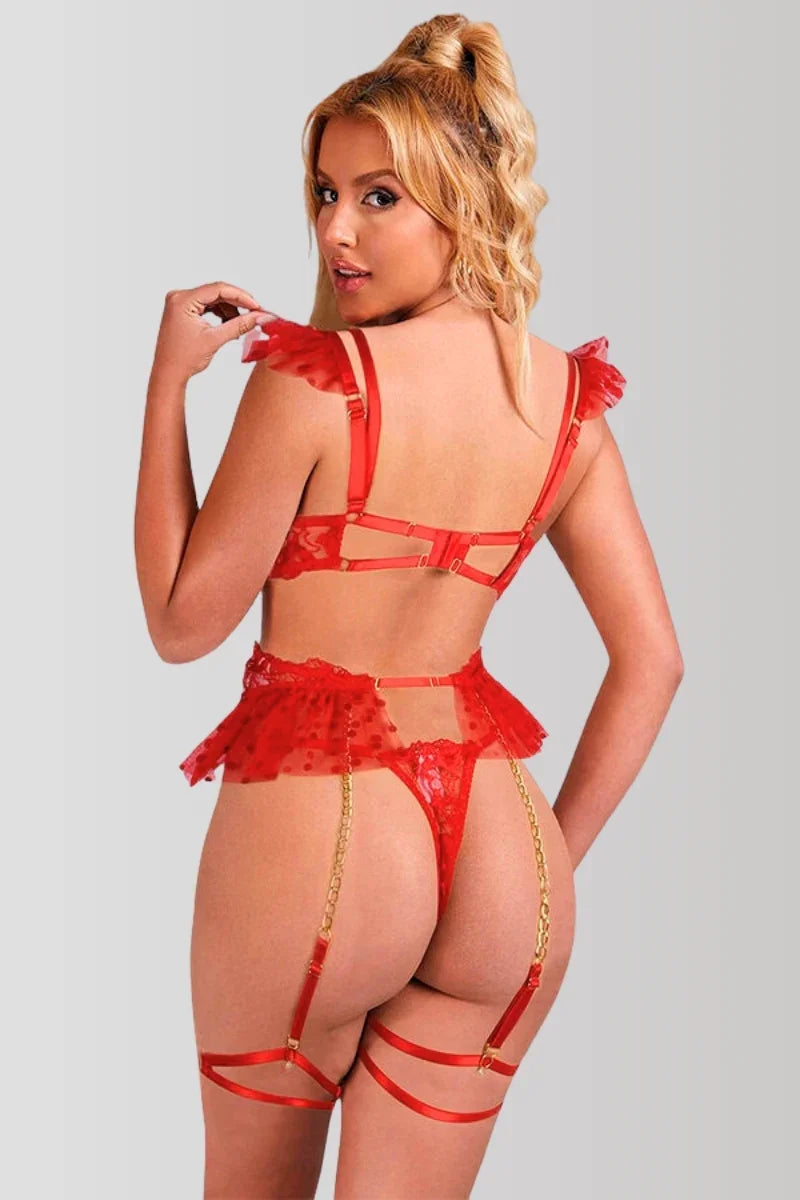 Ensemble La Coquette rouge