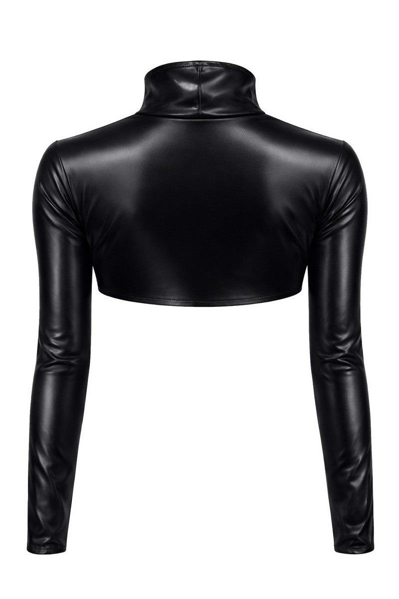 Veste wetlook