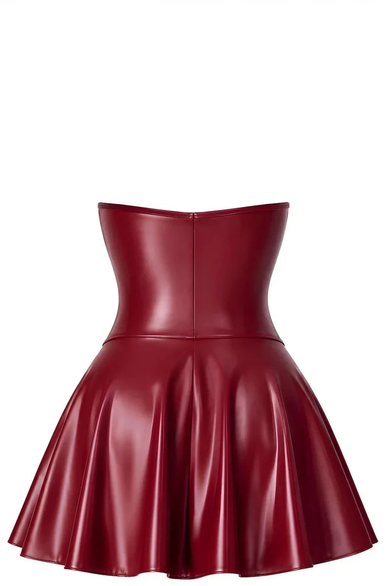 Robe patineuse wetlook F397
