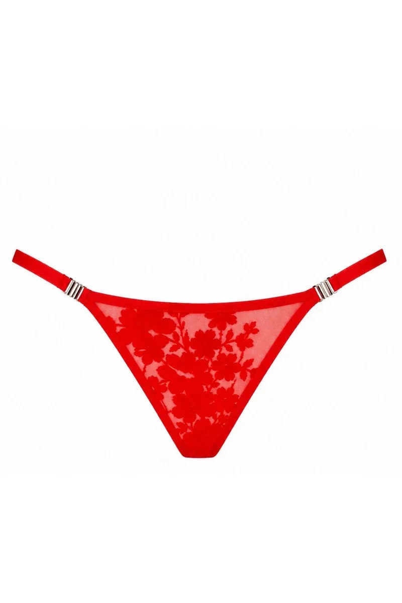String résille rouge F420