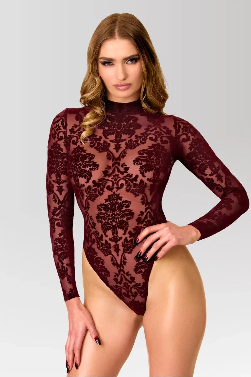 Body bordeaux dos-nu F422