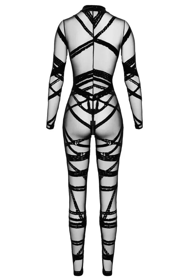 Combinaison résille Bondesque F357 par Noir Handmade