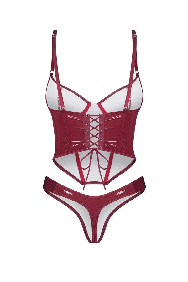 Ensemble bustier glossy Redya par Obsessive
