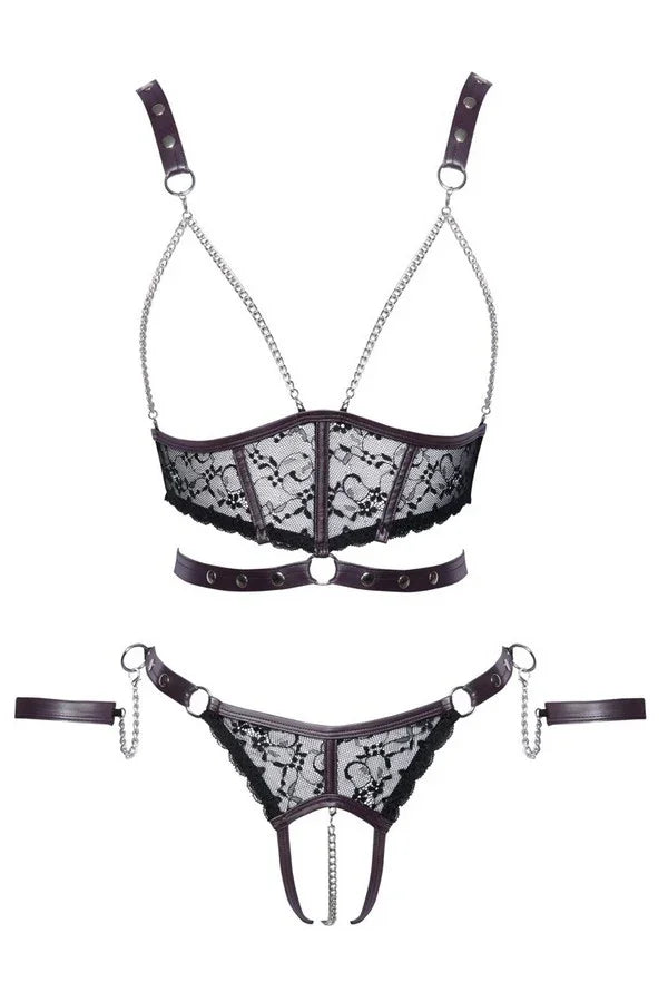 Ensemble ouvert dentelle par Cottelli lingerie