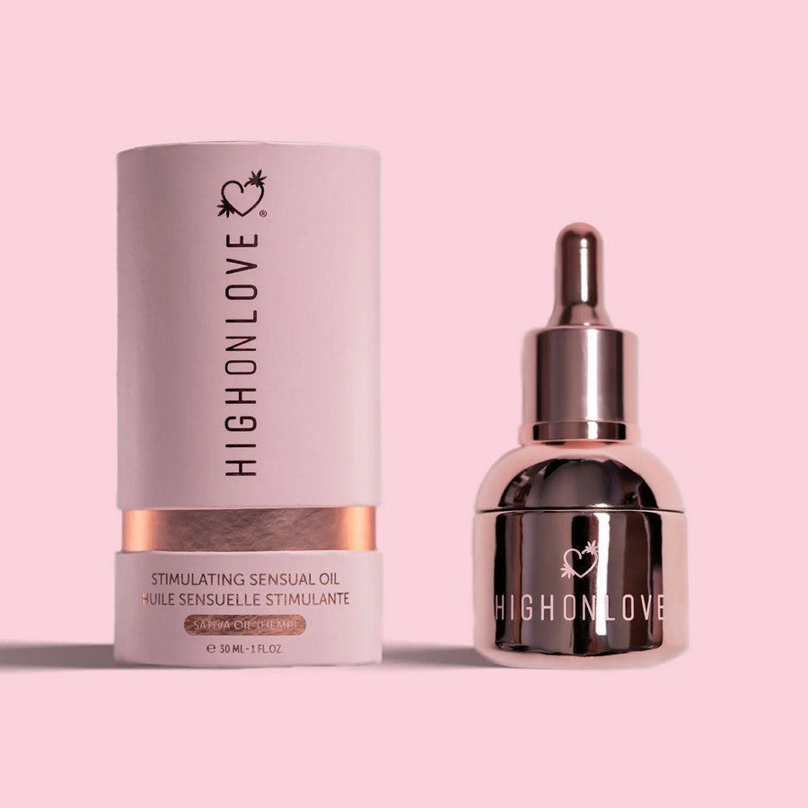 Huile Sensuelle Stimulante au CBD par HIGH ON LOVE
