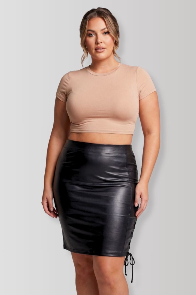 Jupe simili-cuir Paloma