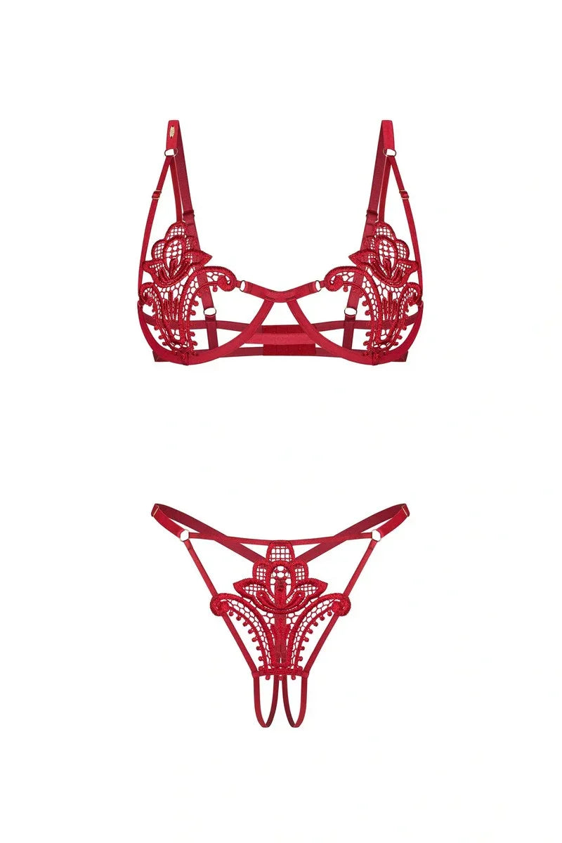 Ensemble Luise Sublim rouge
