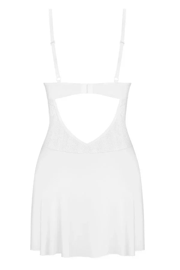 Nuisette blanche Alissium par Obsessive