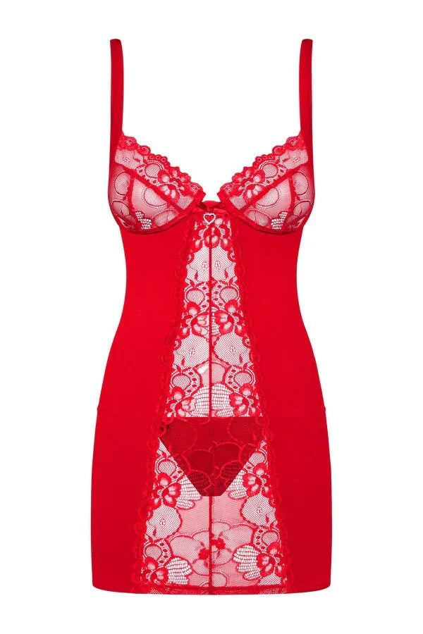 Nuisette Heartina rouge par Obsessive