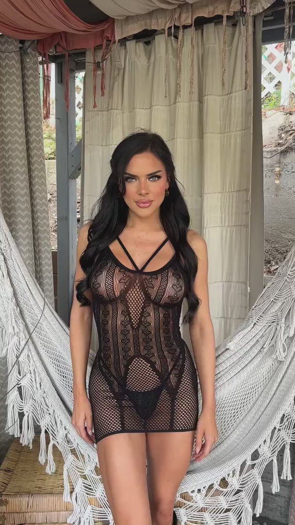Robe résille Bold Hearts