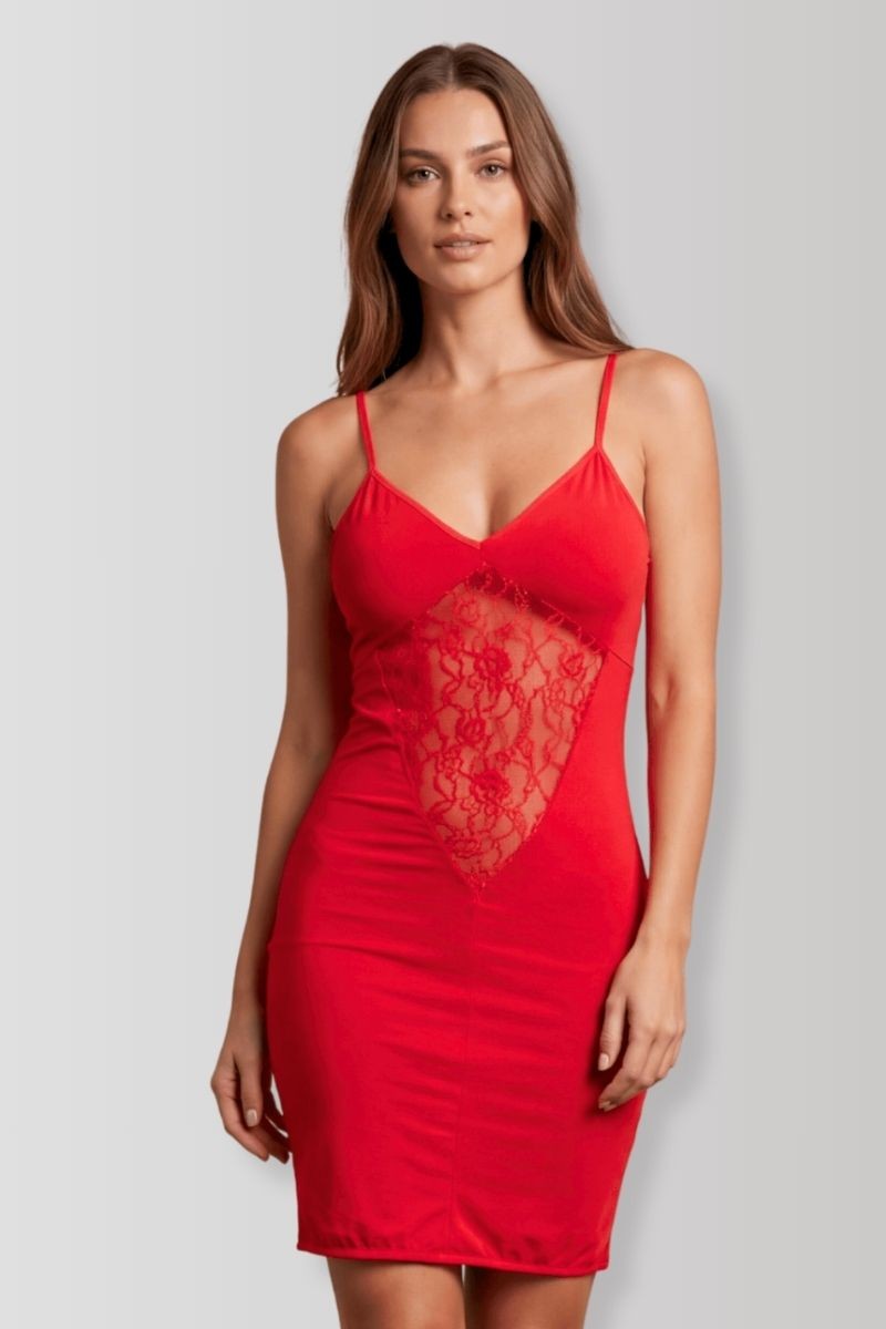 Robe rouge Emilia