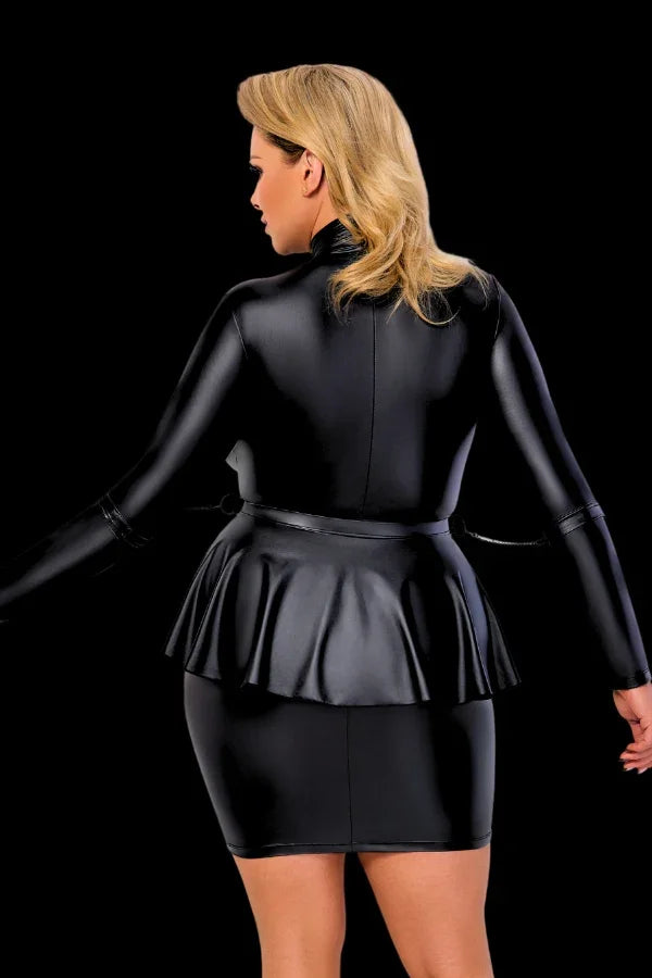 Robe vinyle attaches + par Cottelli lingerie