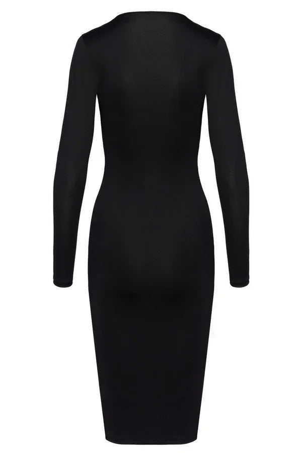 Robe midi zip argenté par Cottelli lingerie