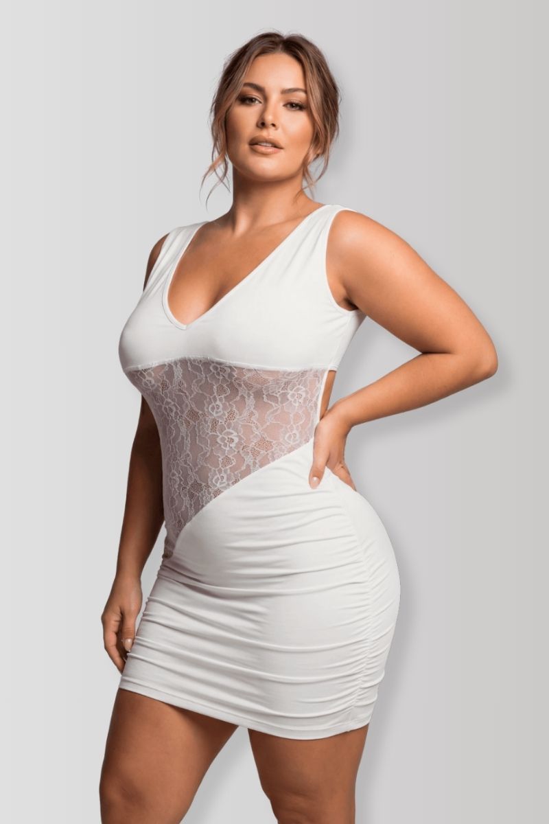 Robe blanche Olivia