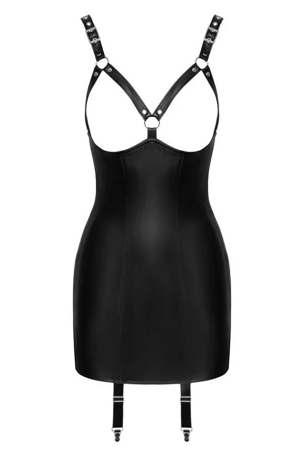 Robe ouverte en cuir par Zado