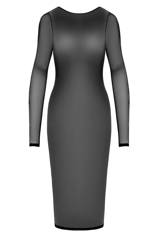 Robe transparente zippée par Cottelli lingerie