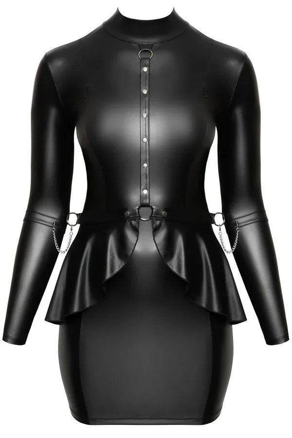 Robe vinyle attaches + par Cottelli lingerie