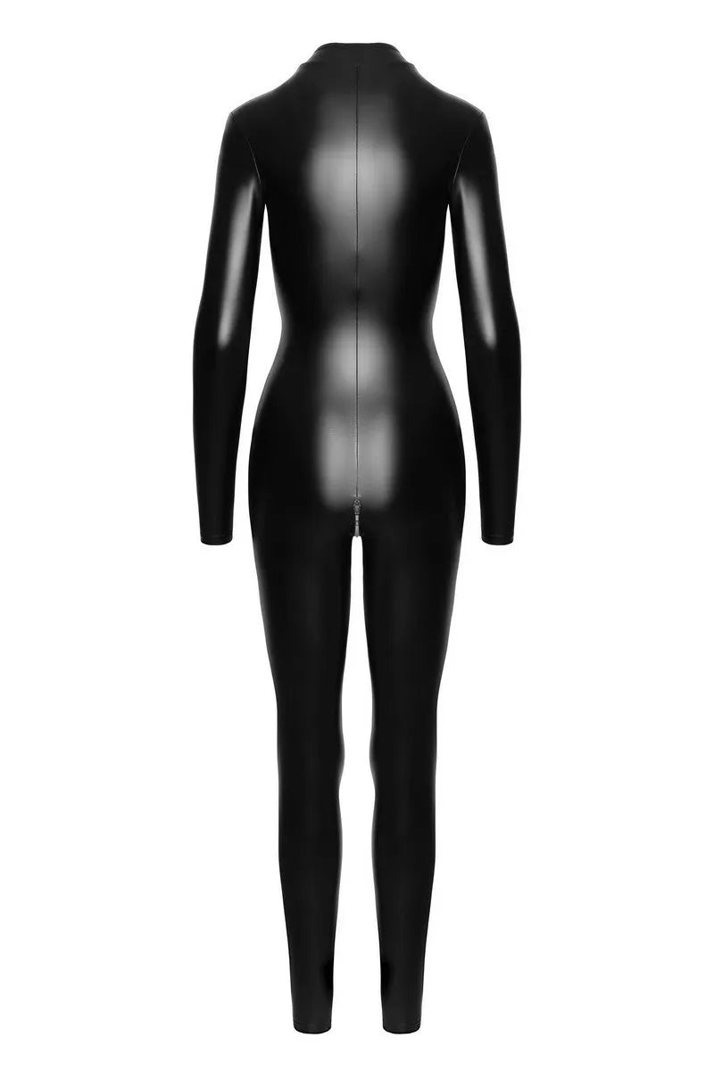 Combinaison intégrale wetlook F293 par Noir Handmade