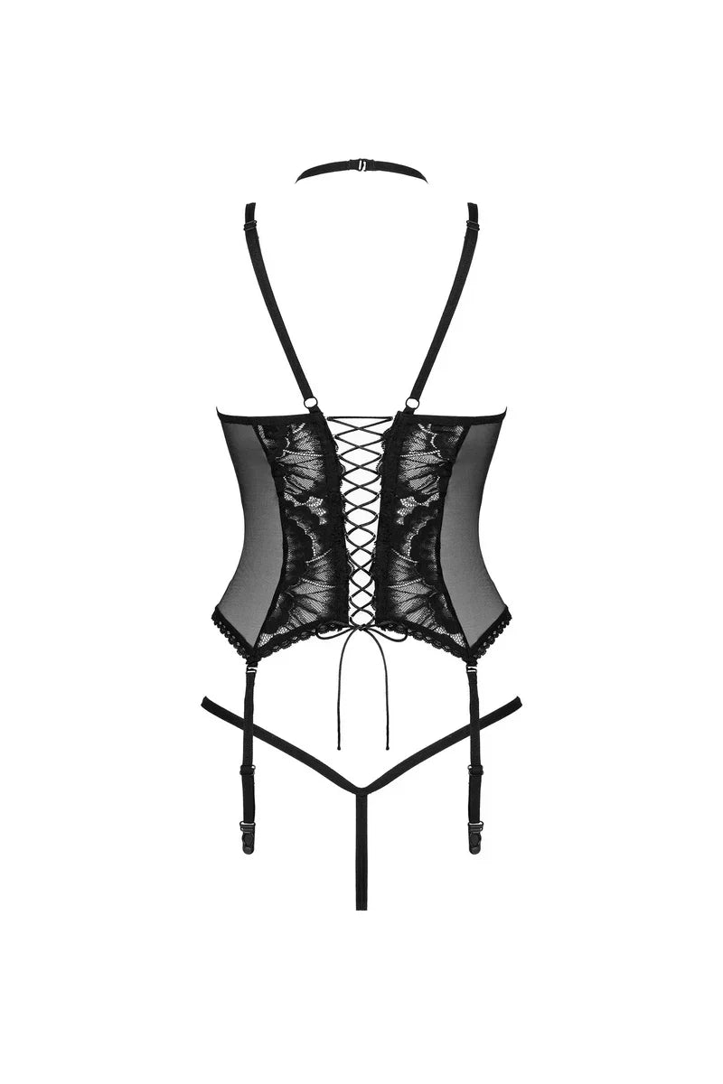 Corset dentelle Alessya par Obsessive