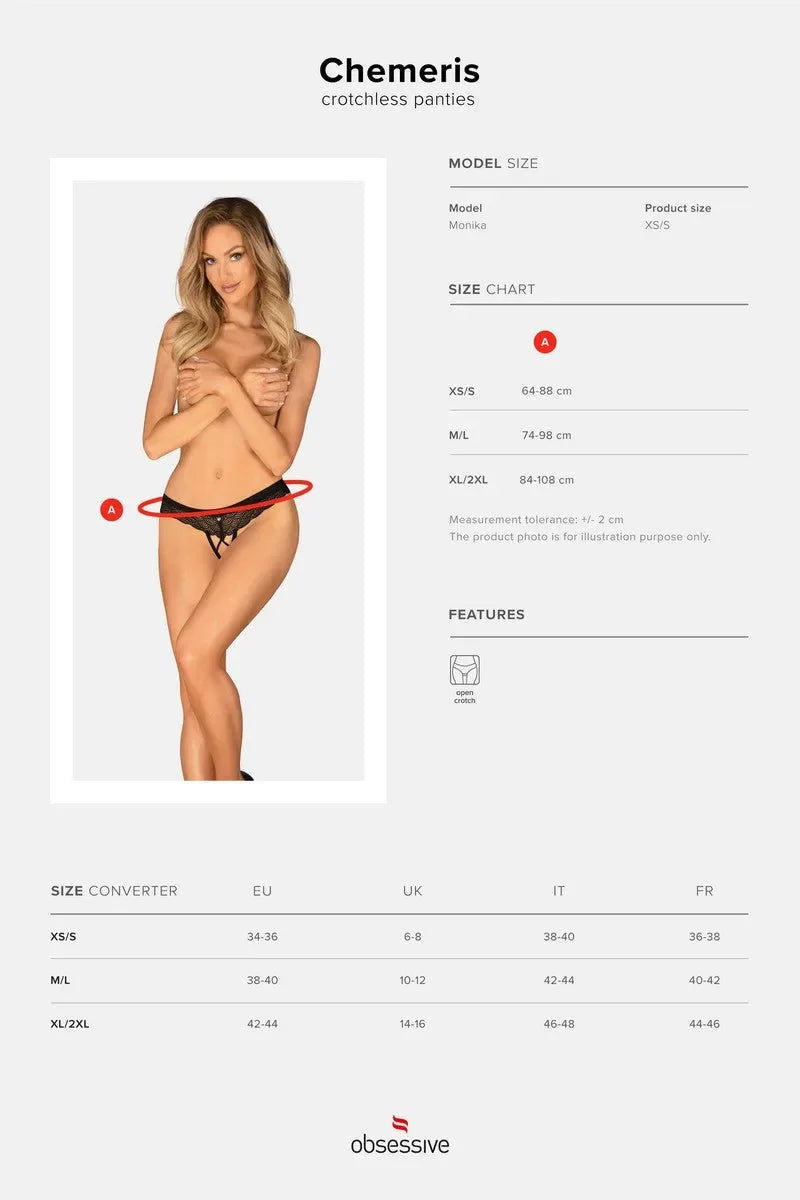 Culotte ouverte Chemeris par Obsessive