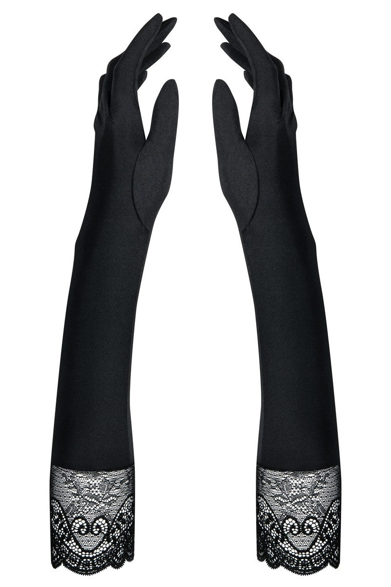Gants satinés Miamor par Obsessive