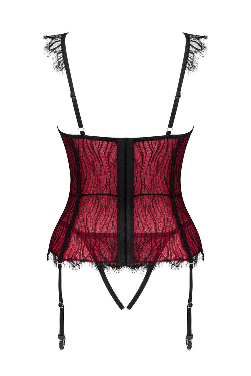 Guêpière ouverte Denissa par Obsessive