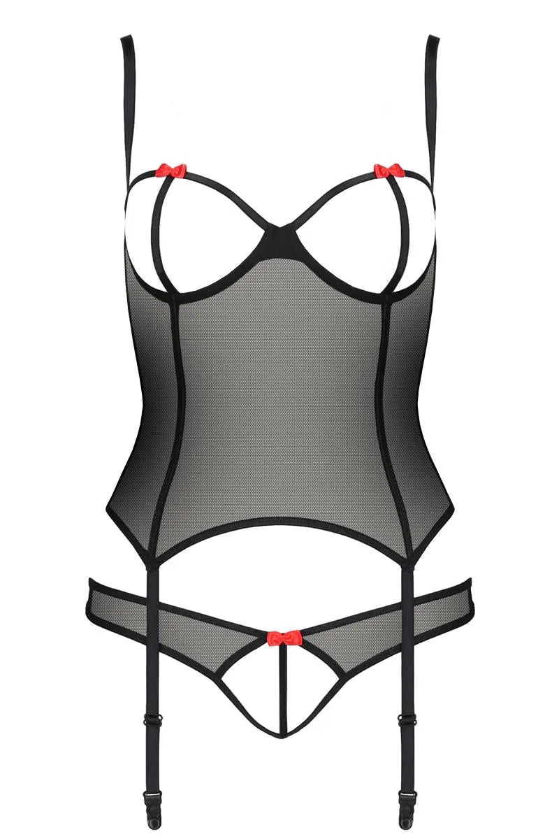 Guêpière ouverte Heidi par Passion Lingerie