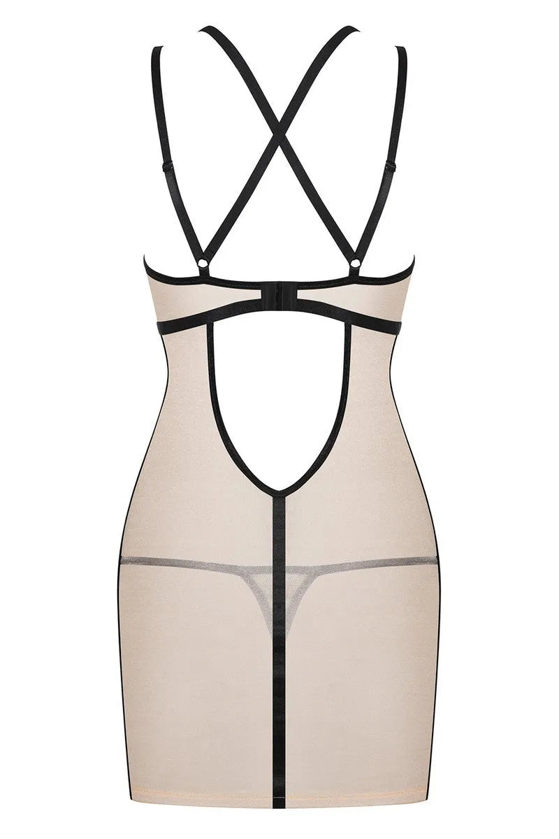 Nuisette transparente Nudelia par Obsessive