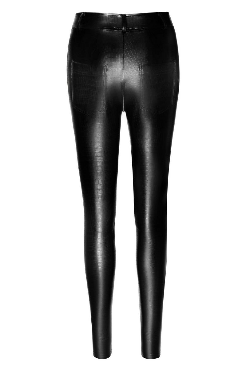 Pantalon wetlook par Noir Handmade
