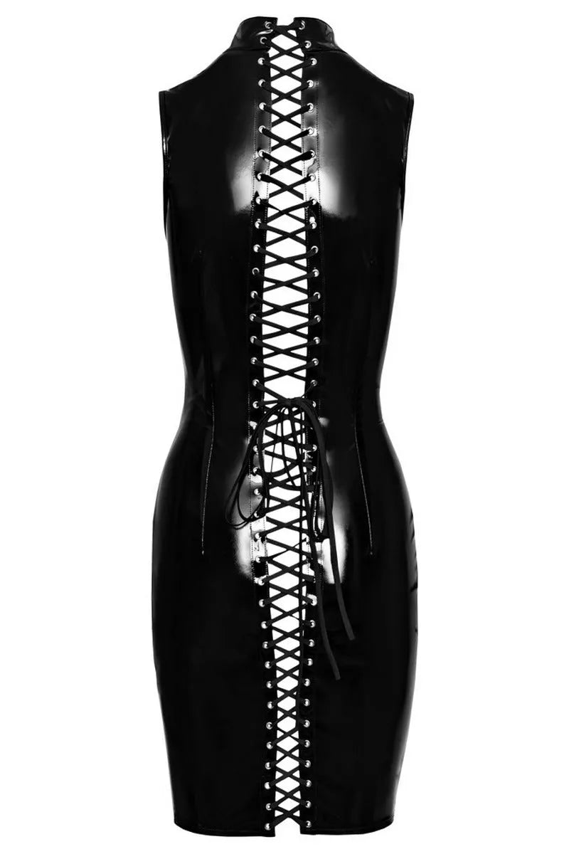 Robe tube vinyle par Black Level