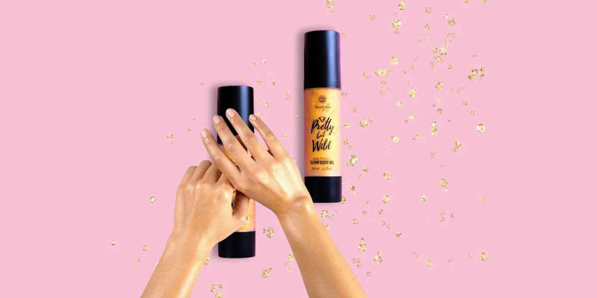Test de l'huile corporelle illuminatrice PRETTY BUT WILD de Secret Play - LUXURY ALLEY