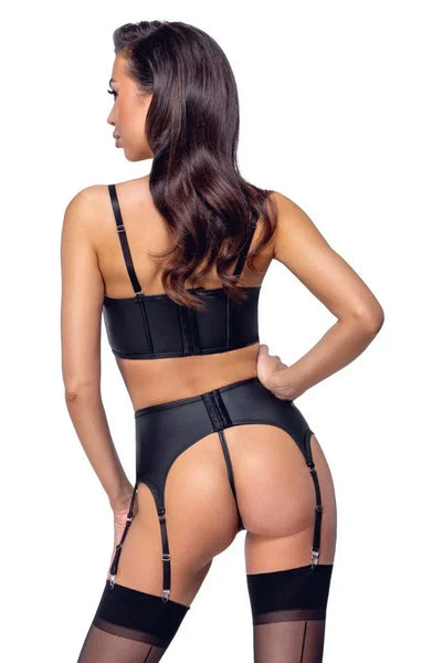 Ensemble wetlook bustier par Cottelli lingerie