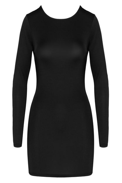 Mini-robe dos-nu zippée