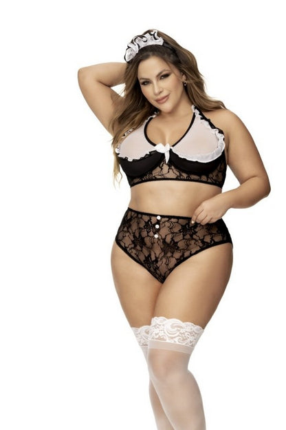 Costume grande taille soubrette sexy