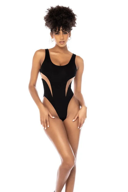 Monokini noir Malibu