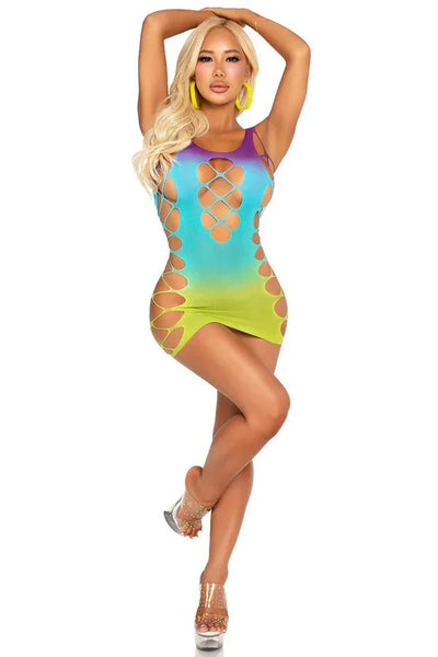 Robe résille océan par Leg Avenue