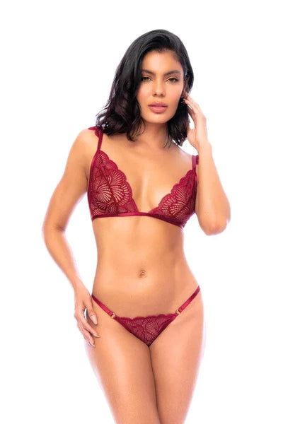 2 pièces Enticing Glamour framboise par Mapalé lingerie