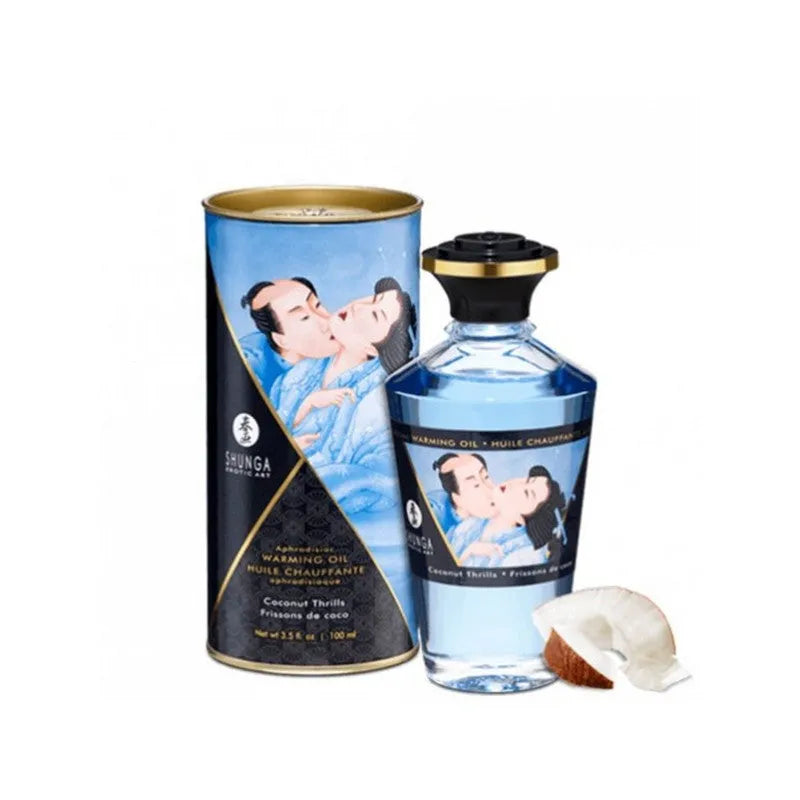 Huile chauffante aphrodisiaque-Shunga