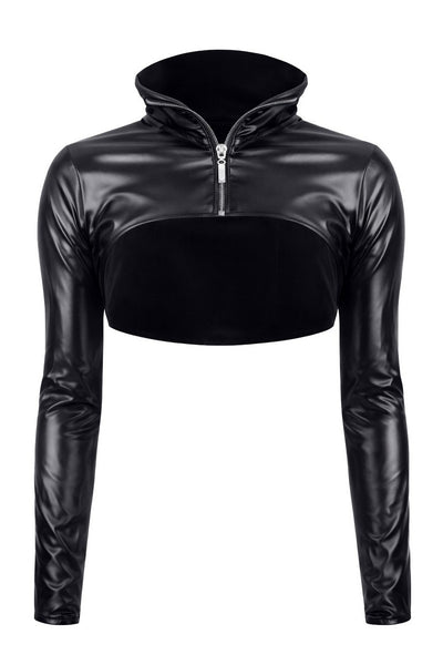 Veste wetlook
