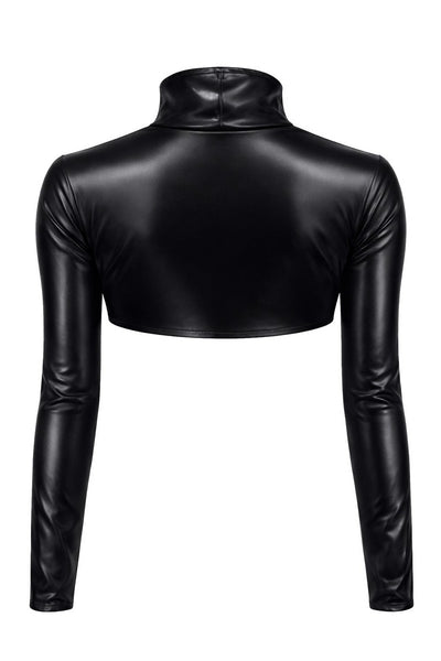 Veste wetlook