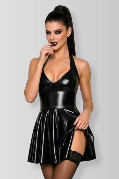 Mini-robe wetlook