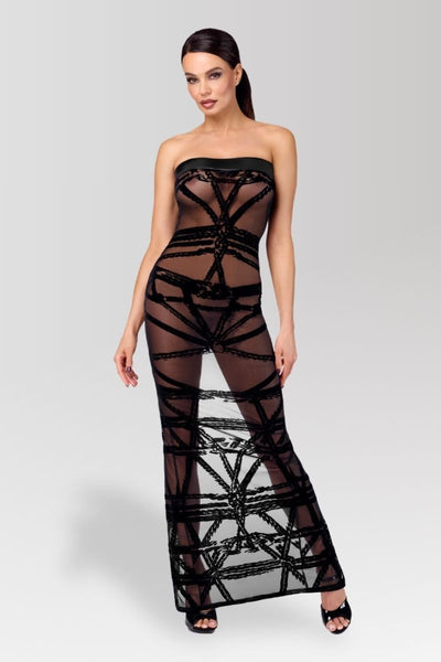 Robe longue Bondesque F358