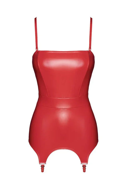 Corset Bombshell F368 rouge par Noir Handmade