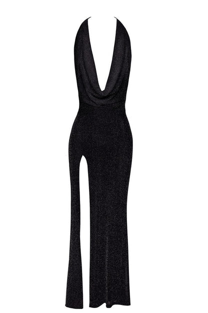 Robe longue fluide Onyx F373