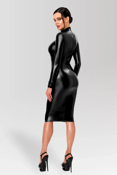 Robe intégrale wetlook F401